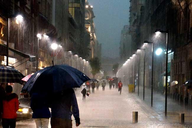 Prevén lluvias fuertes en la mayor parte del país