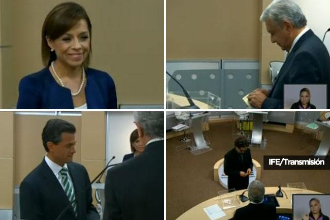 Las fotos del segundo debate