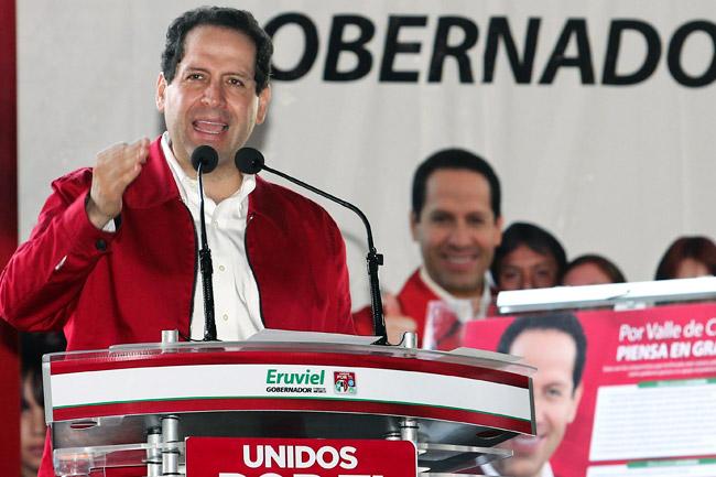 Eruviel quiere pagar sólo 2 mil 835 pesos de multa