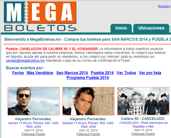 Puebla también cancela concierto del Komander