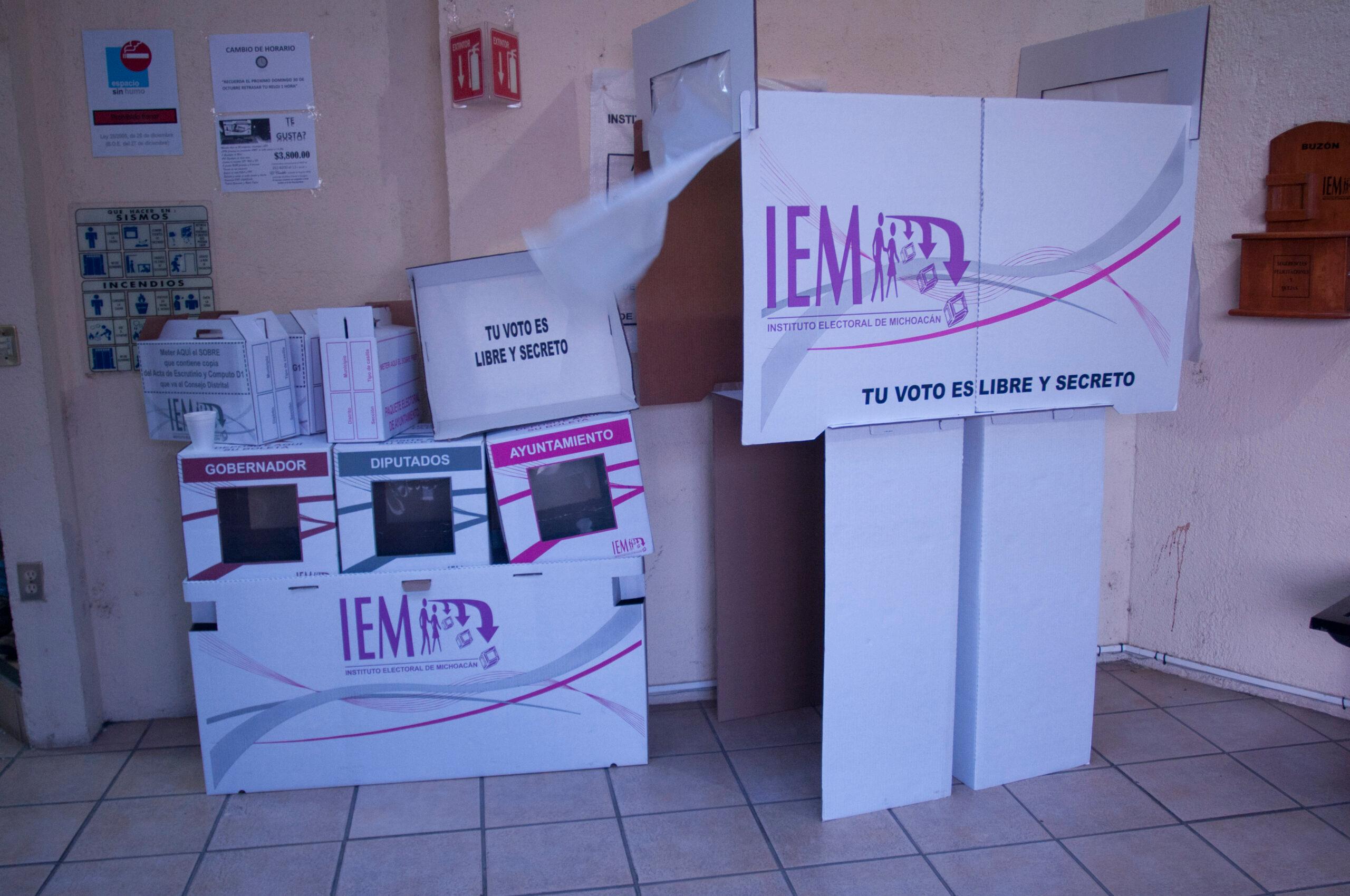 Podrán votar mañana más de tres millones de michoacanos