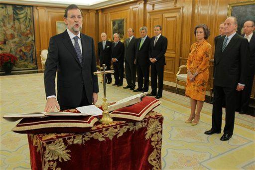 Revela Rajoy su gabinete