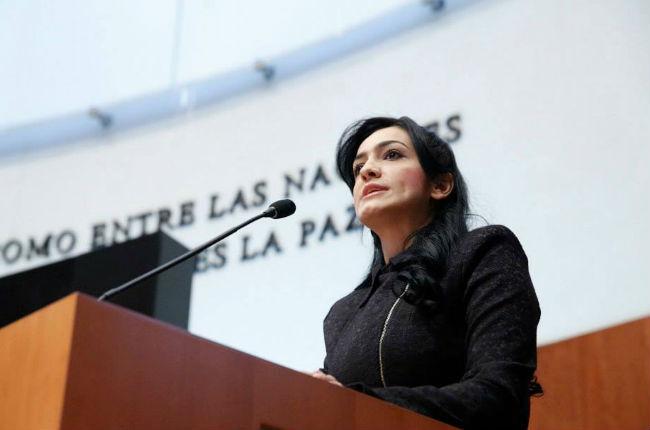Senadora perredista vuelve a su escaño, sin indicios de nexos con el narco