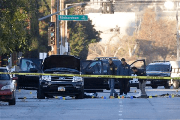 Tres bombas caseras fallaron durante ataque en San Bernardino, California