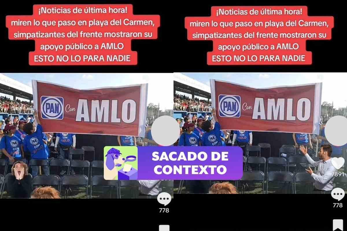 Simpatizantes del Frente no expresaron su apoyo a AMLO; las imágenes son de 2018