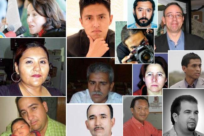En México van 74 periodistas muertos desde 2000