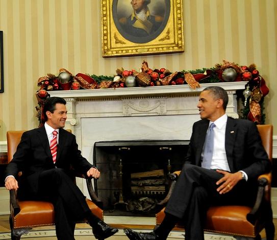 México sigue comprometido para cooperar con EU en lucha antidrogas: Obama