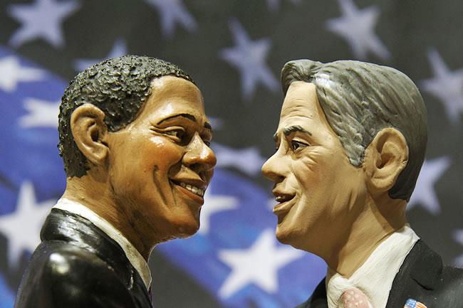 Obama y Romney: Un día antes de las elecciones