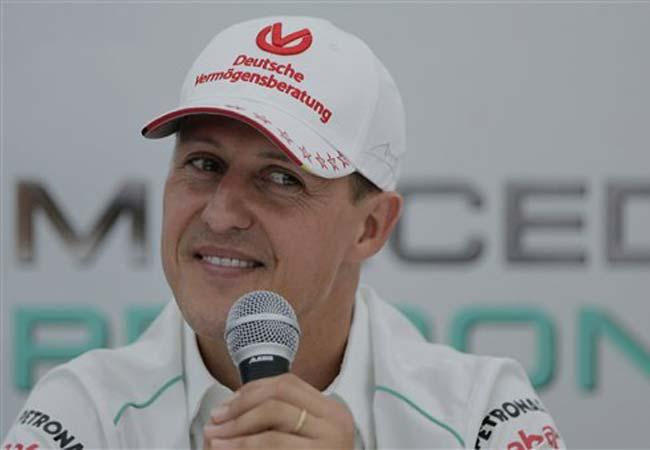 Schumacher sufrió accidente tras tropezar con una piedra (video)