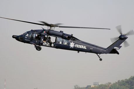 PF <i>estrena</i> helicóptero “Black Hawk” para combatir al narco