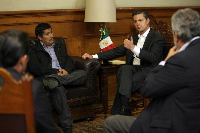 Patishtán se reúne con Peña Nieto