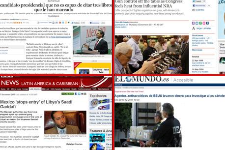 Reporte semanal: <br>México en el exterior