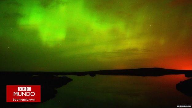 Verde, violeta, naranja: así se vio la aurora boreal causada por una tormenta solar