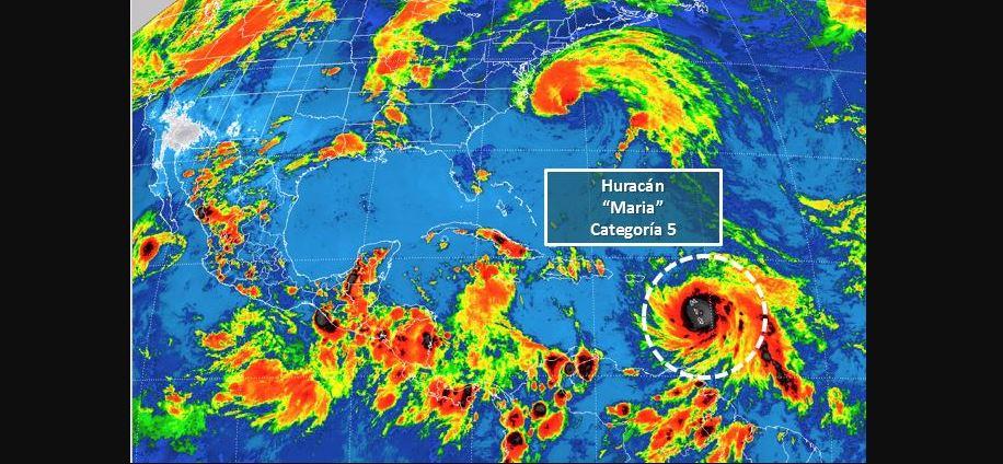 María gana potencia: se convierte en huracán categoría 5 y amenaza al Caribe