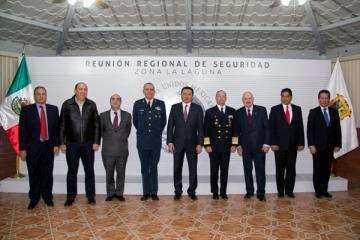 Osorio Chong encabeza reunión de Seguridad en La Laguna