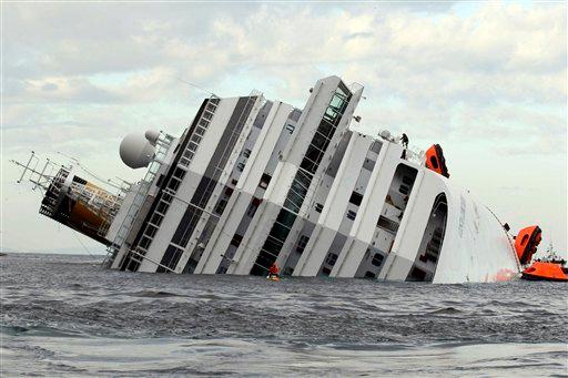 Culpan a capitán por hundimiento del crucero Costa Concordia