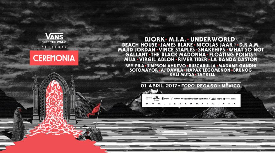 Björk, M.I.A y Underworld encabezan el cartel del Festival Ceremonia 2017