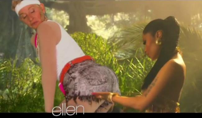 Oh-my-gosh! Ellen presume su anaconda