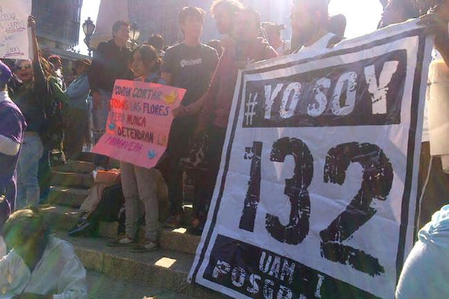 #YoSoy132 da su versión de los disturbios