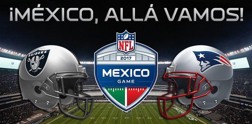 La NFL hará touchdown en México con un duelo entre Patriots y Raiders