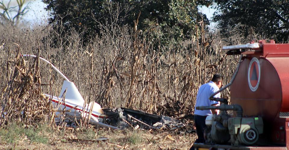 Peritos canadienses inician investigación del accidente de helicóptero en Puebla; EU también participará