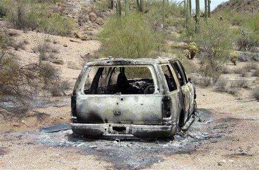Hallan 5 cuerpos calcinados en Arizona, sospechan de narco mexicano