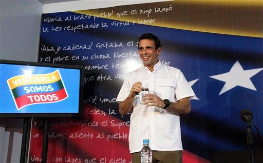 Capriles impugnará las elecciones en instancias internacionales