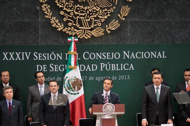 EPN presenta plan de seguridad, a 9 meses en Gobierno