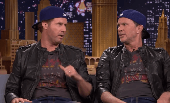 Will Ferrell <i>vs</i> el baterista de los Chili Peppers: batalla de las <i>batacas</i>