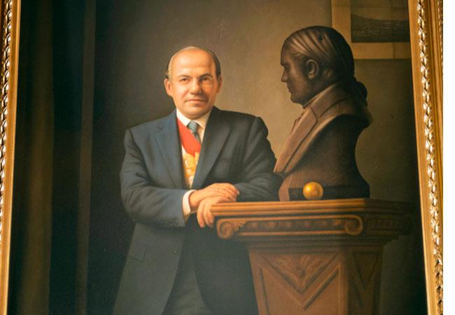 ¿Cuánto costó y quién pintó el retrato de Calderón?