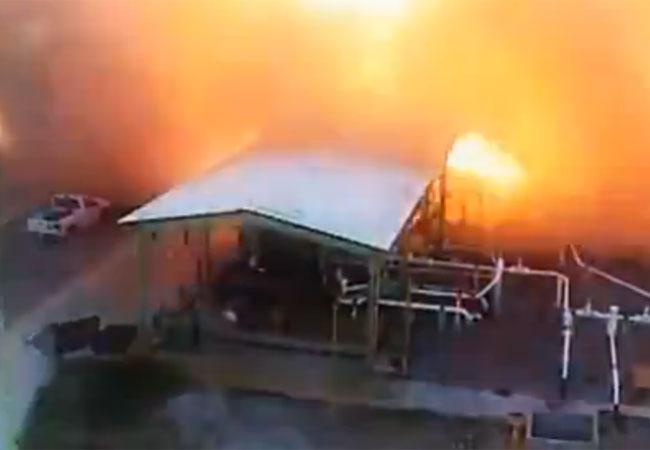 Difunden videos inéditos de explosión en refinería de Pemex