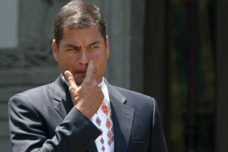 Rafael Correa “perdona” a directivos del diario <i>El Universo</i>