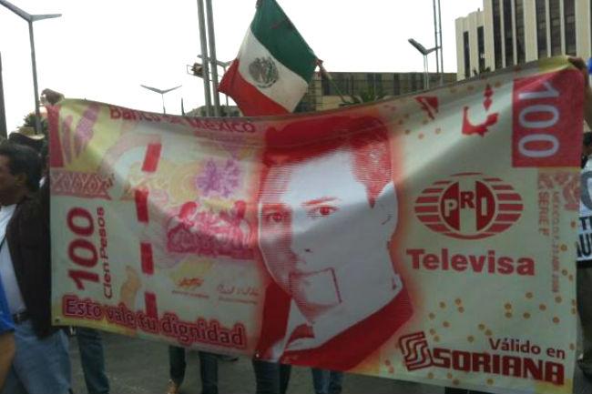 Inicia nueva megamarcha contra “imposición” de Peña Nieto