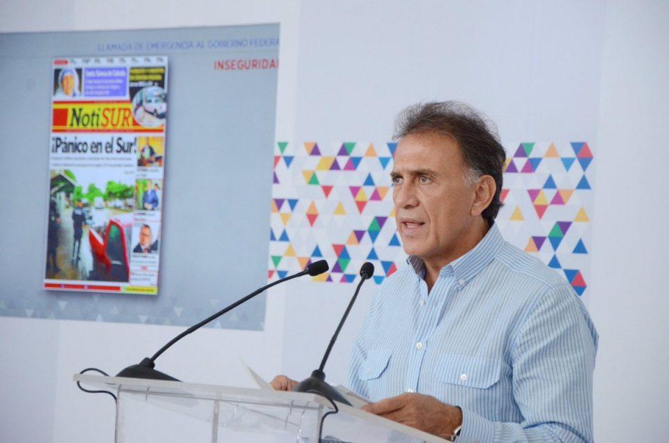 Gobernador de Veracruz anuncia la creación de la Comisón estatal de búsqueda de desaparecidos