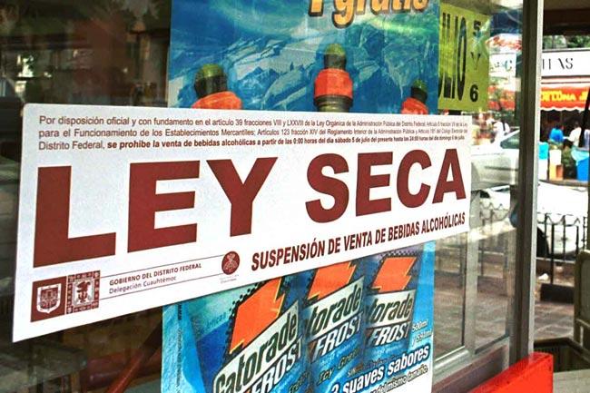Sábado y domingo habrá ley seca por las elecciones