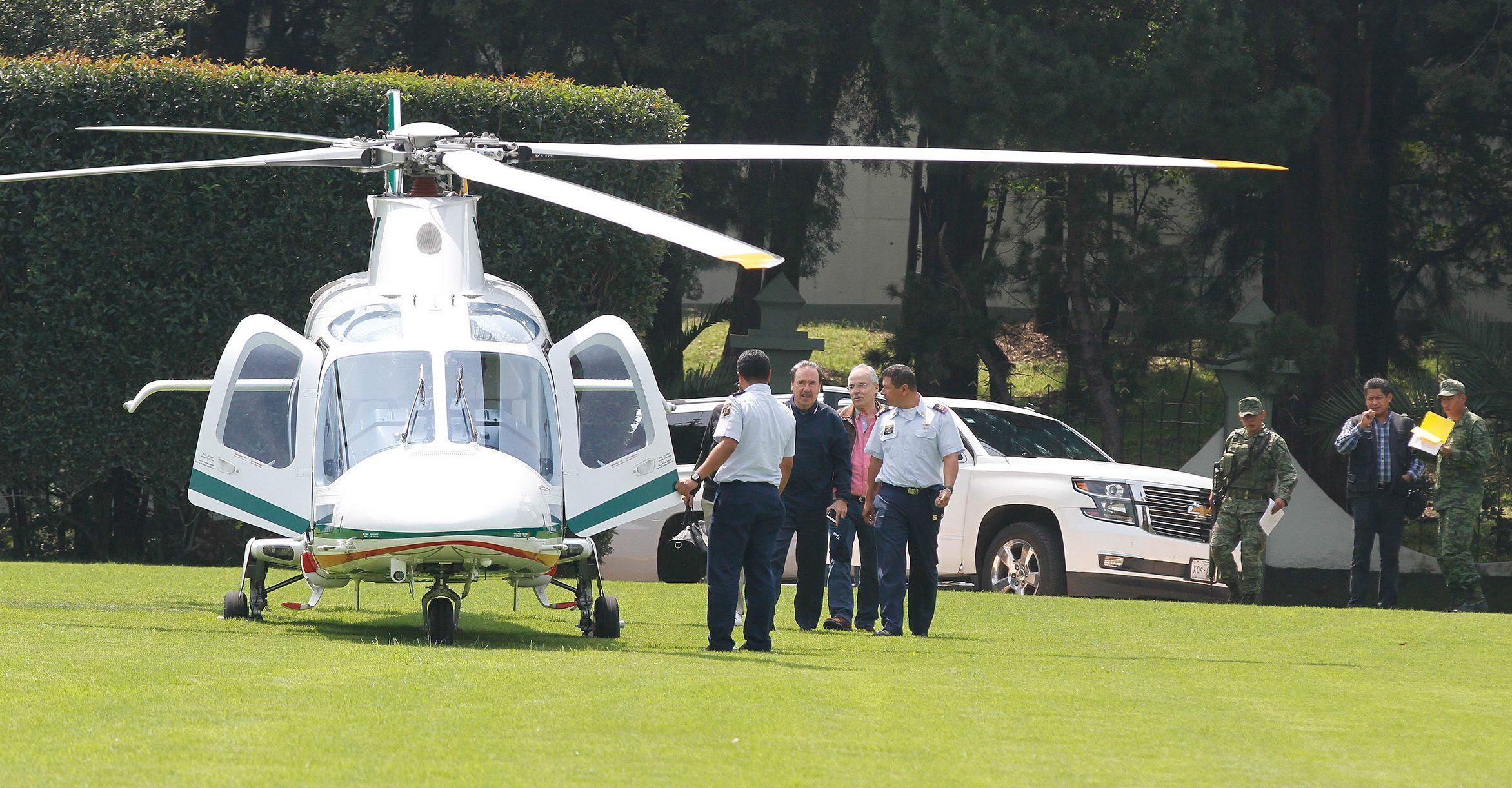 Senador Emilio Gamboa usa helicóptero oficial para ir a jugar golf; tenía reunión con EPN, dice