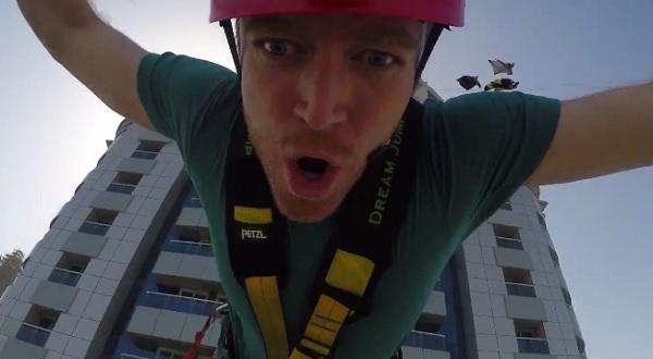 Adrenalina en las alturas: así se ven los saltos desde un edificio (en calidad 4K)