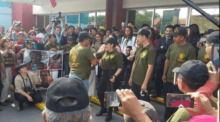 Nestora Salgado sale libre luego de dos años y medio en prisión