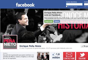 Peña Nieto, uno de los cinco políticos del mundo con más seguidores en Facebook