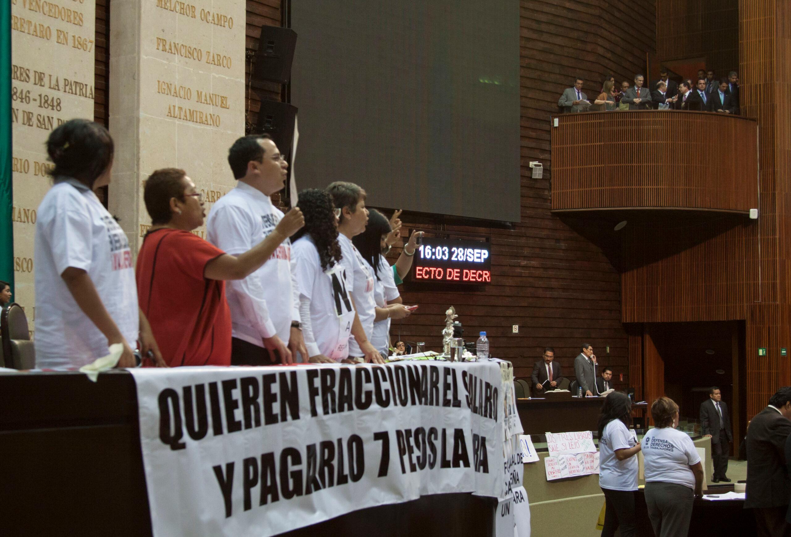 Diputados aprueban Reforma Laboral privilegiando cúpulas sindicales