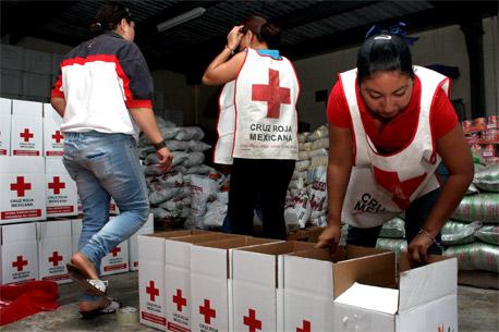 Cruz Roja de México recaba casi 700 mil pesos para ayudar a Japón