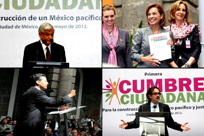 Presidenciables aceptan 78% de las propuestas hechas en la Primera Cumbre Ciudadana