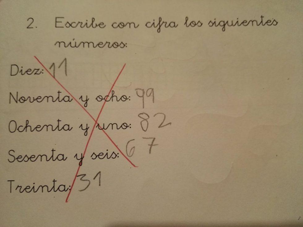 La respuesta de un niño de 7 años en un examen que causó debate donde hasta la RAE tomó partido