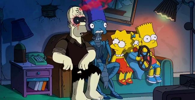 Los Simpsons <i>al estilo</i> Guillermo del Toro