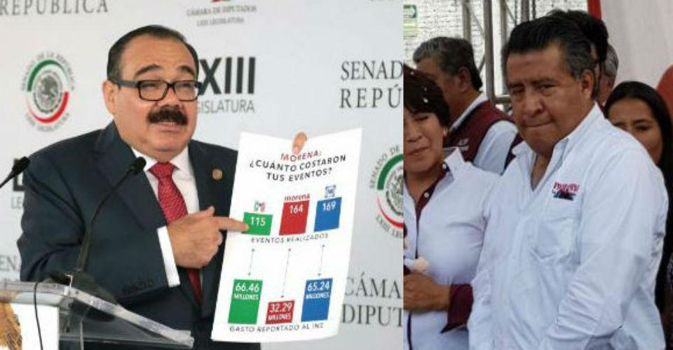 PRI y Morena intercambian denuncias a unos días de la elección en el Estado de México