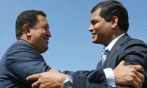 Chávez da bienvenida a Correa en Twitter