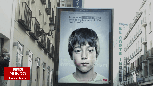 Un mensaje contra el abuso infantil que sólo pueden ver los niños
