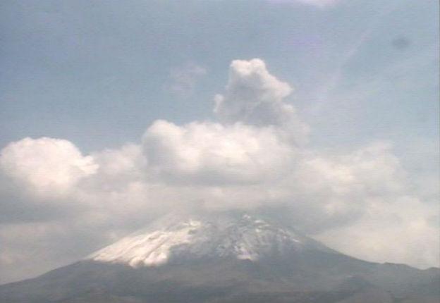 Disminuye actividad del Popocatépetl en las últimas 24 horas