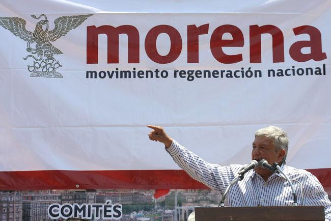 AMLO pide espacios en el Congreso para Morena