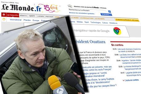 Julian Assange “Hombre del Año”, según <i>Le Monde</i>